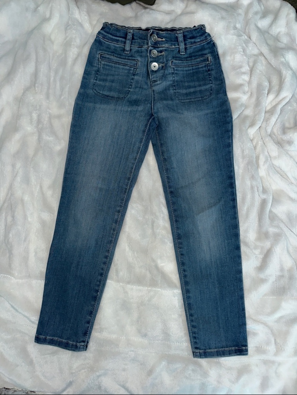 The Children's Place Dark Blue Kids Button-Fly Jeans